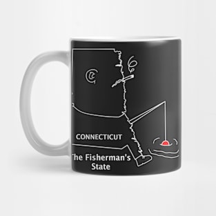 A funny map of Connecticut Mug